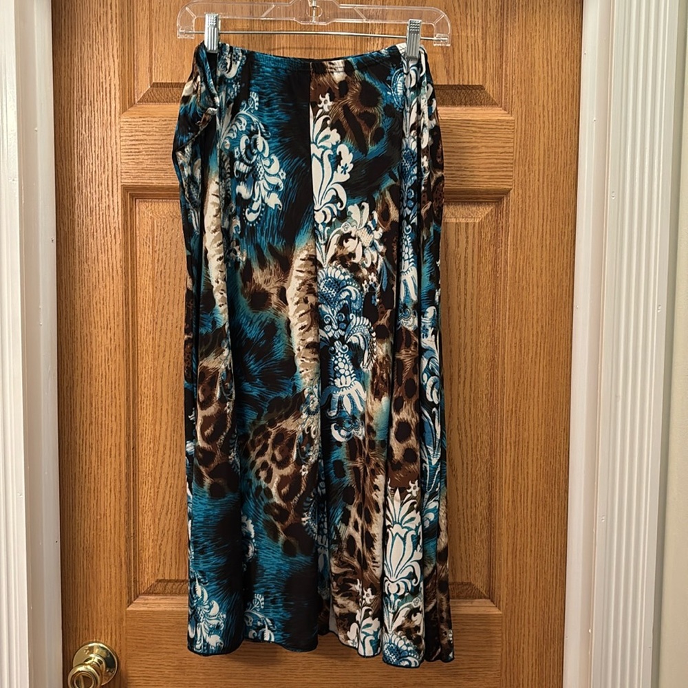 Metro Wear - modest multi colored designed skirt
